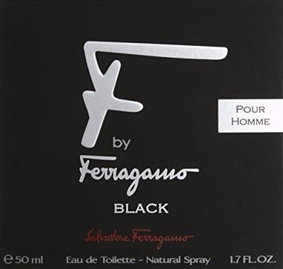 Ferragamo - S. Ferragamo F By Ferragamo Black 50 ml Eau de toilette Heren