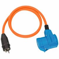 Brennenstuhl Brennenstuhl | Adapterkabel CEE IP44 1,5m oranje H07RN-F 3G2,5 Beveiligingsstekker, haakse koppeling 230V/16A 1132910525 - thumbnail