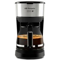 Drip Koffiemachine Orbegozo 18486 Zwart Zilverkleurig 600 W 6 Kopjes - thumbnail