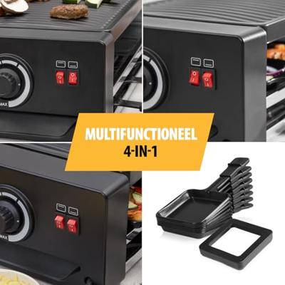 Tristar RA2736 Raclette en Pizza 8 Zwart - thumbnail
