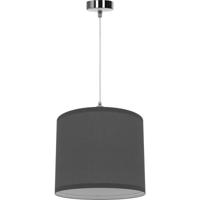 Stijlvolle LED Hanglamp | E27 Fitting | Mat Grijs | Kunststof Design - thumbnail