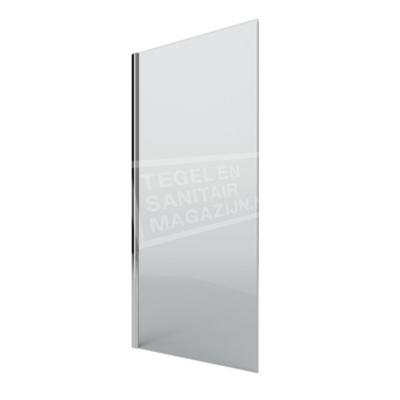 Douchewand Plieger Panorama 6mm 50x200cm Exclusief Muursteun Chroom/Helder Douchewand Plieger Panorama 6mm 50x200cm Exclusief Muursteun Chroom/Helder