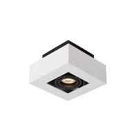 Lucide XIRAX - Plafondspot - LED Dim to warm - GU10 - 1x5W 2200K/3000K - Wit - thumbnail