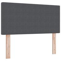Boxspring bed Donkergrijs en Wit 203 x 120 x 88 cm - thumbnail