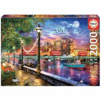 EDUCA - Puzzel - 2000 Londen bij zonsondergang - thumbnail