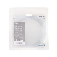 LogiLink CUA0101 tussenstuk voor kabels USB 3.2 Gen1 Type-C HDMI-A Zwart, Grijs - thumbnail