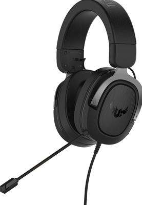 Asus TUF H3 Over Ear headset Kabel 7.1 Surround Gun Metal Gamen