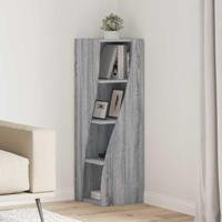 Hoekkast Wit 32x32x102cm Bewerkt hout - thumbnail