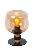 Lucide ILONA - Tafellamp - Ø 18 cm - 1xE27 - Amber - thumbnail