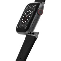 OtterBox Symmetry Cactus Leather horlogeband voor Apple Watch 46mm/45mm/44mm, vervangende duurzame, zachte band voor Apple Watch, Zwart - thumbnail