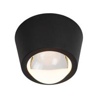 Lucide RIGON - Plafonnière - Ø 9 cm - LED - 1x6W 3000K - Zwart - thumbnail