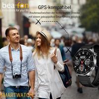 Smartwatch beafon WATCH 301 44 mm 1,45" Zwart - thumbnail