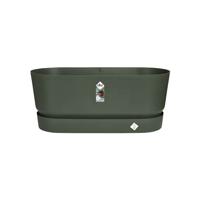 Elho greenville terrace trough 60 wheels leaf green - thumbnail