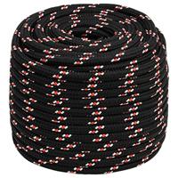 VidaXL Boot touw 16 mm 25 m polypropyleen zwart - thumbnail
