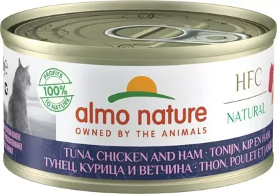 Almo Nature HFC Natural Cuisine tonijn, kip & ham 70g