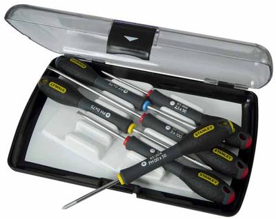 Set van 6 precisieschroevendraaiers - STANLEY FATMAX - 0-65-492