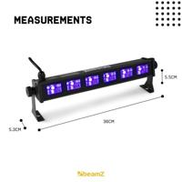BeamZ BUV63 LED-bar 6x 3W UV - thumbnail