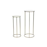 Light & Living Zuil 'Ricardo' Set van 2 stuks, kleur Wit - thumbnail