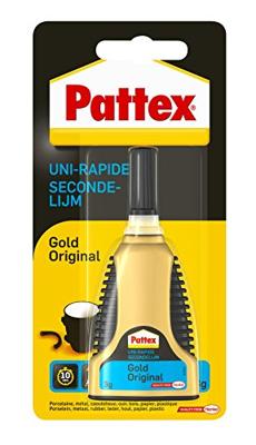 Secondelijm Pattex Gold Original vloeibaar 3 gram Secondelijm Pattex Gold Original vloeibaar 3 gram