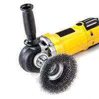 Lessmann Potborstel | schroefdraad d.100 mm draaddikte 0,35 mm | staal | 9.000 omw/min | 1 stuk - 426177 426177 - thumbnail