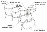 Tama IP62H6W-CTW Imperialstar 6-delige drumkit Coffee Teak Wrap - thumbnail