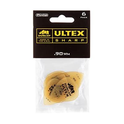 Dunlop 433P090 Ultex Sharp Pick 0.90 mm plectrumset (6 stuks) - thumbnail
