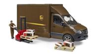 Bruder 02678 Mercedes Benz Sprinter UPS + Figuur en Accessoires - thumbnail