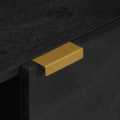 Salontafel 100x54x40 cm bewerkt hout zwart