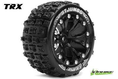 Louise ST-JUMBO Soft banden op 2.8" Velgen Zwart - 0" Offset - Hex 12mm Louise ST-JUMBO Soft banden op 2.8" Velgen Zwart - 0" Offset - Hex 12mm