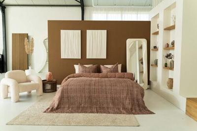 Kayori Kayori Sunai Dekbedovertrek Katoensatijn 140x200/220 Caramel