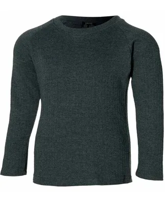 Heatkeeper Kinder Thermoshirt Lange Mouw Comfort Antraciet Melange-152/164