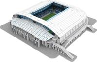 Pro Lion 3D puzzel Lech Poznań 37,6 cm foam wit 115 delig - thumbnail