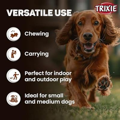 Trixie pluche eend bruin