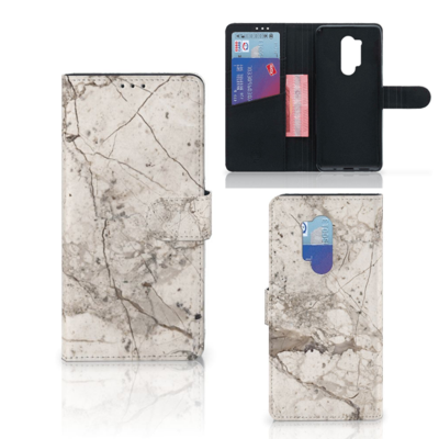 OnePlus 8 Pro Bookcase Marmer Beige