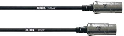 Cordial MIDI Verbindingskabel [1x XLR-stekker 5-polig - 1x XLR-stekker 5-polig] 0.60 m Zwart