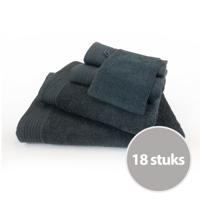 The One basic pakket badtextiel 450 gram Antraciet - 18 stuks - thumbnail
