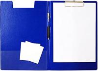 Klembord met omslag blauw - thumbnail