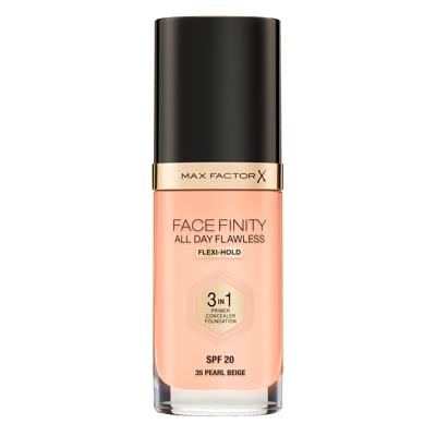 Max Factor Facefinity All Day Flawless 3In1 30 ml Pompflacon Crème Pearl Beige 035 Max Factor Facefinity All Day Flawless 3In1 30 ml Pompflacon Crème Pearl Beige 035
