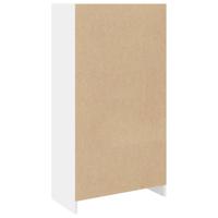 Boekenkast 57x28,5x107,5 cm bewerkt hout wit - thumbnail