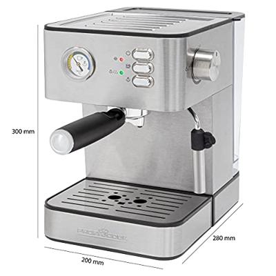 Profi Cook PC-ES 1209 Espressomachine met filterhouder RVS 850 W