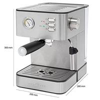 Profi Cook PC-ES 1209 Espressomachine met filterhouder RVS 850 W - thumbnail
