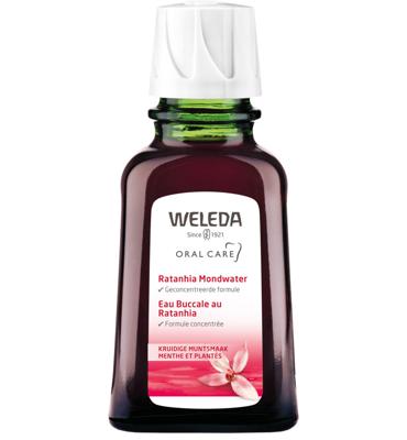 Weleda Oral care ratanhia mondwater 50 Milliliter Weleda Oral care ratanhia mondwater 50 Milliliter