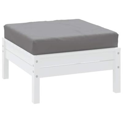 Palletkussen 60x60x8 cm oxford stof grijs - thumbnail
