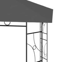 Prieel 160 g/m² 4x3x2,7 m antracietkleurig - thumbnail