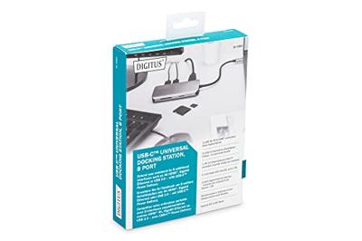 Digitus DA-70884 interface hub USB 3.2 Gen 1 (3.1 Gen 1) Type-C 5 Mbit/s Aluminium