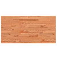 Wastafelblad 100x50x4 cm massief beukenhout - thumbnail