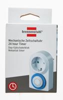 Brennenstuhl 1506160 Stopcontact-schakelklok Analoog Dagprogramma 3500 W IP20 - thumbnail