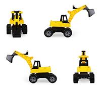 GIGA TRUCKS graafmachine, zwart/geel, los - thumbnail