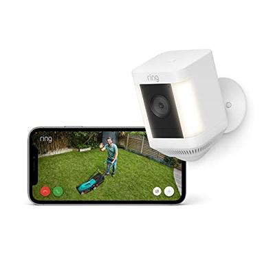 ring Spotlight Cam Plus - Battery - White 8SB1S2-WEU0 IP Bewakingscamera WiFi 1920 x 1080 Pixel