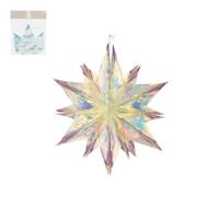 Decoratie Ster Hangend 40x38x20 cm Iriserend - thumbnail
